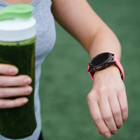 Pasek uniwersalny Sportowy Alogy Strap do smartwatcha 20mm Pink Sand