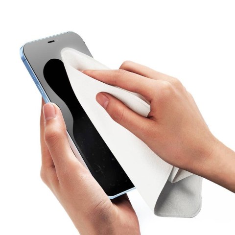 Ściereczka polerująca z mikrofibry Dux Ducis do ekranów monitora 160x160mm Szara