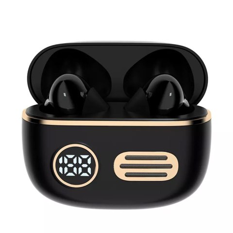 Słuchawki douszne bezprzewodowe Bluetooth Remax TWS-39 Retro Czarne