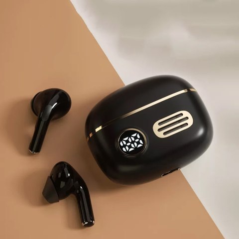 Słuchawki douszne bezprzewodowe Bluetooth Remax TWS-39 Retro Czarne