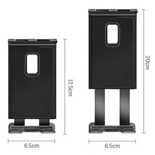 Uchwyt samochodowy Alogy uniwersalny na szybę, deskę rozdzielczą do telefonu tabletu 11" Czarny