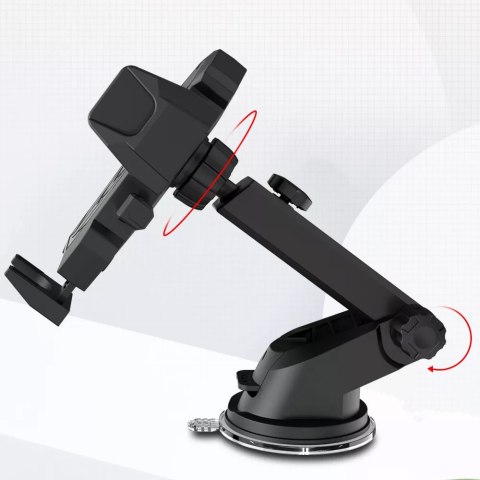 Uchwyt samochodowy Uniwersalny CH01 teleskopowy do telefonu na kratkę szybę Black