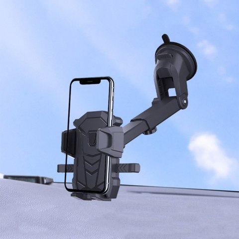 Uchwyt samochodowy Uniwersalny CH01 teleskopowy do telefonu na kratkę szybę Black