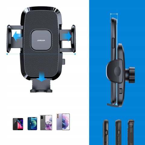 Uniwersalny uchwyt samochodowy Joyroom JR-ZS259 na telefon do uchwytu na kubek Czarny
