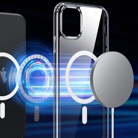 Etui do MagSafe Alogy Ultra Slim Mag do ładowarek Qi do iPhone 11 Pro Przezroczyste
