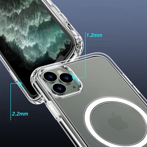 Etui do MagSafe Alogy Ultra Slim Mag do ładowarek Qi do iPhone 11 Pro Przezroczyste
