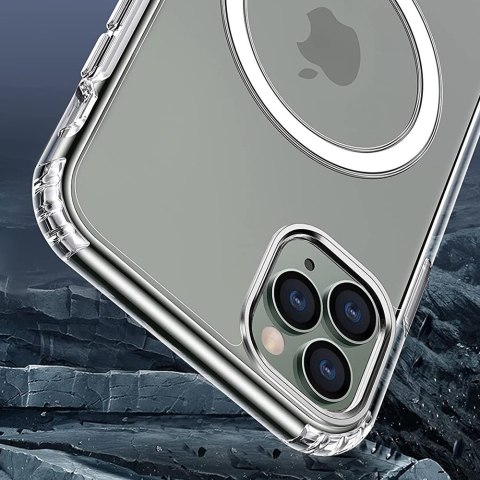 Etui do MagSafe Alogy Ultra Slim Mag do ładowarek Qi do iPhone 11 Pro Przezroczyste