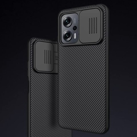 Etui futerał Nillkin CamShield case do Xiaomi Poco X4 GT/ Redmi Note 11T Pro/ 11T Pro Plus 5G Black