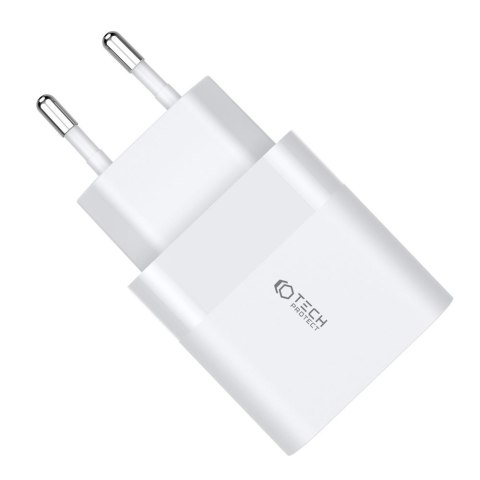 Ładowarka sieciowa C30W 2-Port USB-C - USB PD30W/QC3.0 White