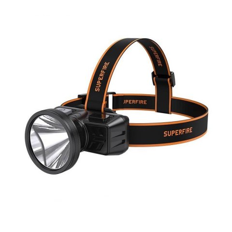 Latarka czołowa Superfire HL51, 160lm, USB