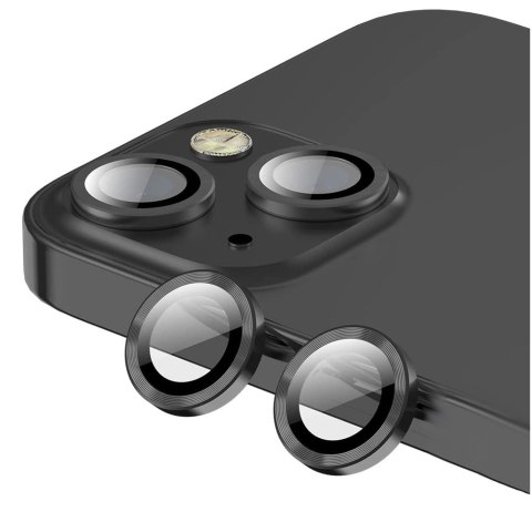 Nakładki ochronne Alogy Metal Lens szkło na obiektyw do Apple iPhone 13/ 13 Mini Black