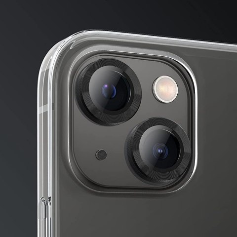 Nakładki ochronne Alogy Metal Lens szkło na obiektyw do Apple iPhone 13/ 13 Mini Black