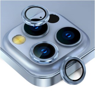 Nakładki ochronne Alogy Metal Lens szkło na obiektyw do Apple iPhone 13 Pro/ 13 Pro Max Blue
