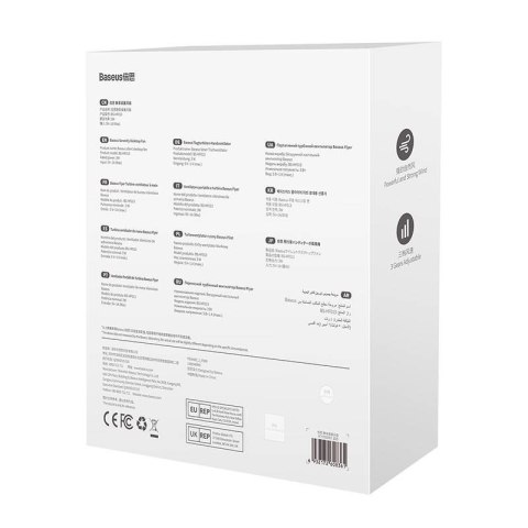 Wentylator biurkowy Baseus Serenity, USB (niebieski)