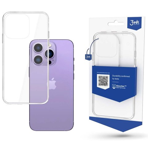 Silikonowe etui ochronne do Apple iPhone 14 Pro Max 3mk Clear Case TPU