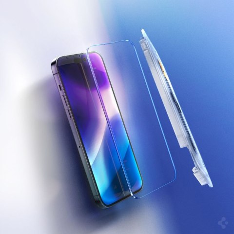 2x Szkło Hartowane Spigen Glas.TR "EZ FIT" do Apple iPhone 14 Pro Clear