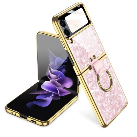 Etui Mood Ring do Samsung Galaxy Z Flip 4 Pink/Gold