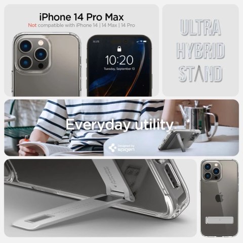 Etui Spigen Ultra Hybrid "S" do Apple iPhone 14 Pro Max Crystal Clear