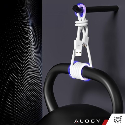 Kabel 1m Alogy Fast Charge USB do Lightning przewód do ładowania iPhone 20W biały