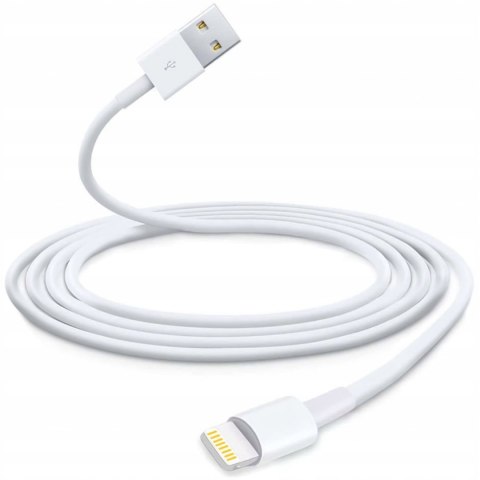 Kabel 1m Alogy Fast Charge USB do Lightning przewód do ładowania iPhone 20W biały