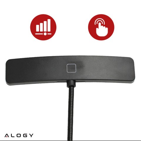 Lampa biurkowa Alogy LED z klipsem do czytania Czarna