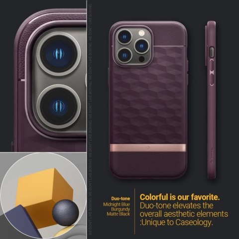 Etui Caseology Parallax Mag MagSafe do Apple iPhone 14 Pro Burgundy