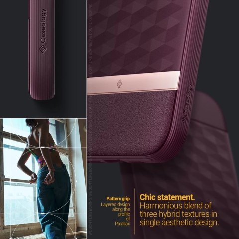 Etui Caseology Parallax Mag MagSafe do Apple iPhone 14 Pro Max Burgundy