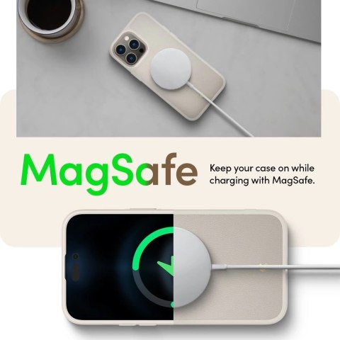 Etui Spigen Cyrill Kajuk Mag MagSafe do Apple iPhone 14 Pro Max Cream
