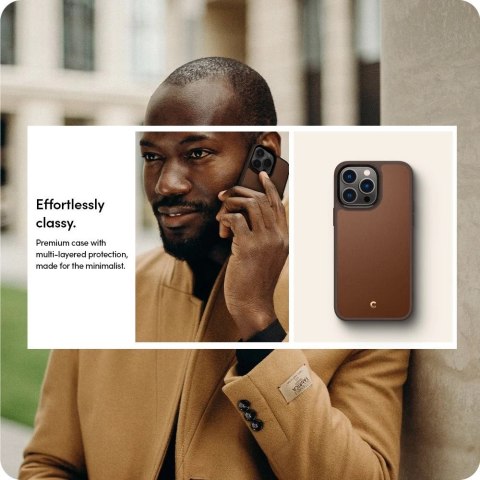 Etui Spigen Cyrill Kajuk Mag MagSafe do Apple iPhone 14 Pro Max Saddle Brown