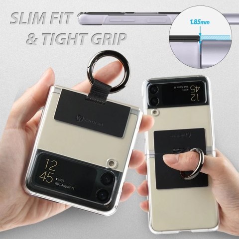 Etui Whitestone Clear Case Ring do Samsung Galaxy Z Flip 4 Black