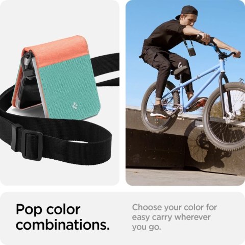 Etui case Spigen Compoty do Samsung Galaxy Z Flip 4 Cotton Candy