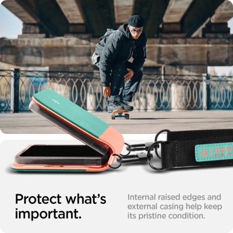 Etui case Spigen Compoty do Samsung Galaxy Z Flip 4 Cotton Candy