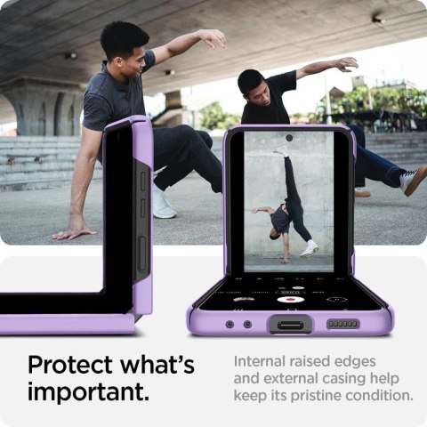 Etui obudowa Spigen AirSkin do Samsung Galaxy Z Flip 4 Rose Purple