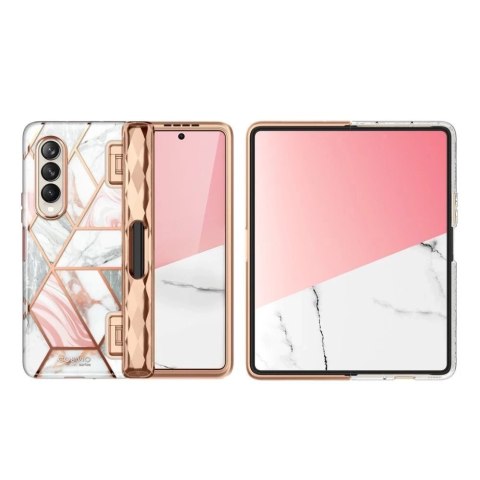 Etui obudowa Supcase Cosmo Pen do Samsung Galaxy Z Fold 4 Marble