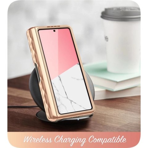 Etui obudowa Supcase Cosmo Pen do Samsung Galaxy Z Fold 4 Marble