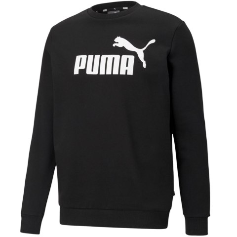 Bluza męska Puma ESS Big Logo Crew FL czarna 586678 01 Bluza męska Puma ESS Big Logo Crew FL czarna 586678 01