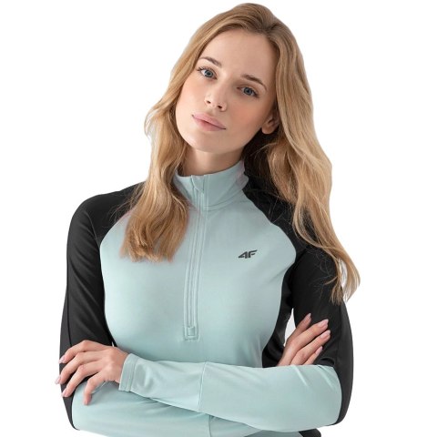 Bluza termoaktywna damska 4F błękit turkusowy H4Z21 BIDD031 48S Bluza termoaktywna damska 4F błękit turkusowy H4Z21 BIDD031 48S