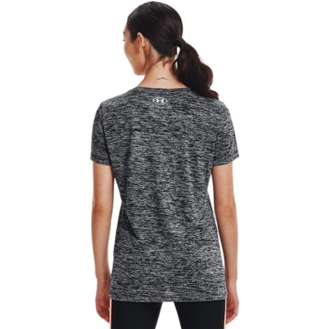 Koszulka damska Under Armour Tech Twist Graphic SSC szara 1366125 001 Koszulka damska Under Armour Tech Twist Graphic SSC szara 1366125 001