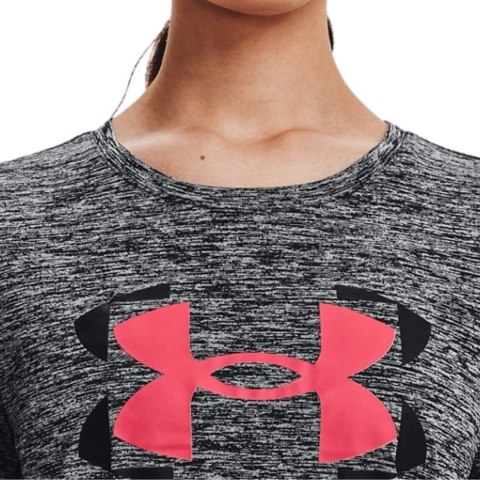 Koszulka damska Under Armour Tech Twist Graphic SSC szara 1366125 001 Koszulka damska Under Armour Tech Twist Graphic SSC szara 1366125 001