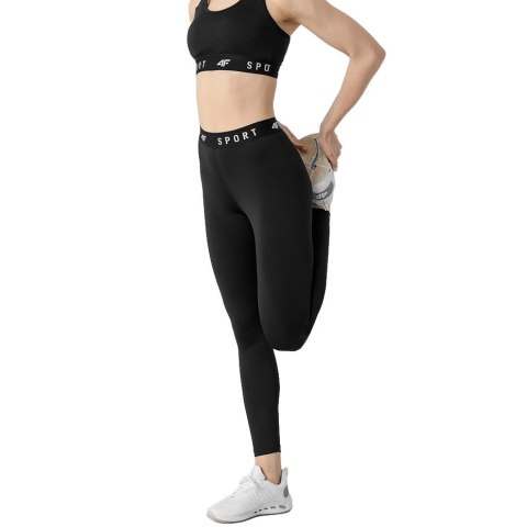 Legginsy damskie 4F głęboka czerń NOSH4 SPDF351 20S Legginsy damskie 4F głęboka czerń NOSH4 SPDF351 20S