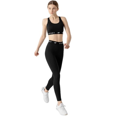 Legginsy damskie 4F głęboka czerń NOSH4 SPDF351 20S Legginsy damskie 4F głęboka czerń NOSH4 SPDF351 20S