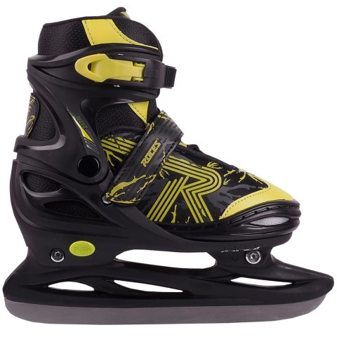 Łyżwy Roces Jokey Ice 3.0 Boy czarno-limonkowe 450707 02 Łyżwy Roces Jokey Ice 3.0 Boy czarno-limonkowe 450707 02