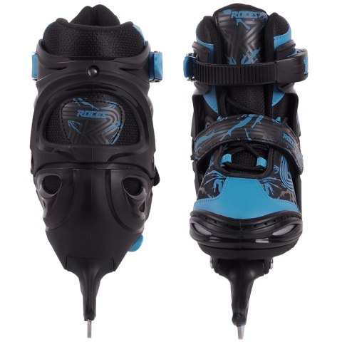 Łyżwy Roces Jokey Ice 3.0 Boy czarno-niebieskie 450707 01 Łyżwy Roces Jokey Ice 3.0 Boy czarno-niebieskie 450707 01