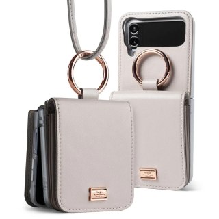Etui Ringke Signature Card Pocket do Samsung Galaxy Z Flip 4 Dove Grey
