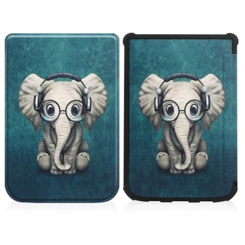 Etui SmartCase do PocketBook Color / TouchLux 4/5 / HD 3 Happy Elephant