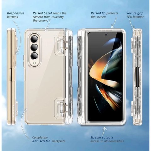 Etui Supcase Cosmo Pen do Samsung Galaxy Z Fold 4 Clear