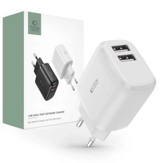 Ładowarka sieciowa C12W 2-port Network Charger 2.4A White