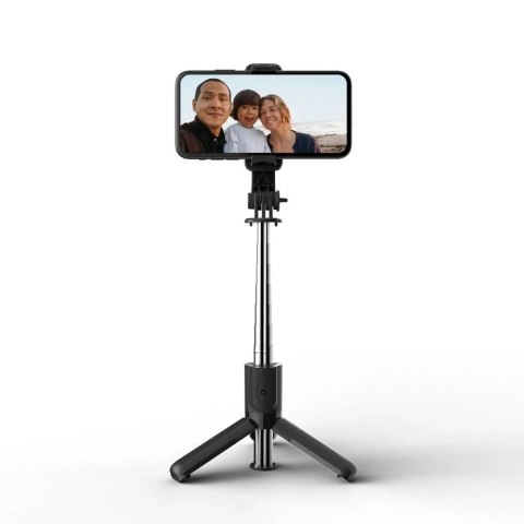 Statyw kijek Selfie Stick L02S bezprzewodowy Tripod Black
