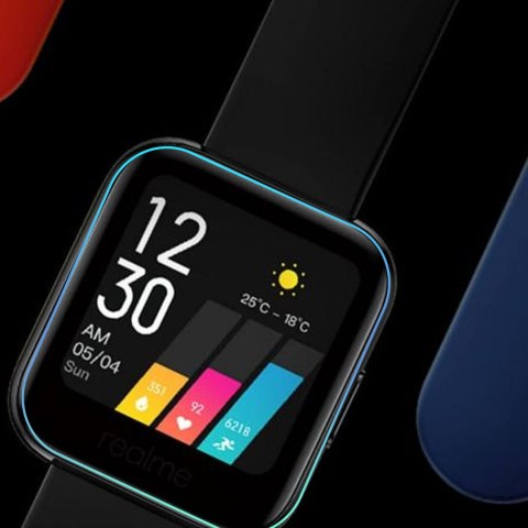 Szkło hybrydowe do Realme Watch 3 osłona Hofi Hybrid Pro+ czarno-przezroczyste