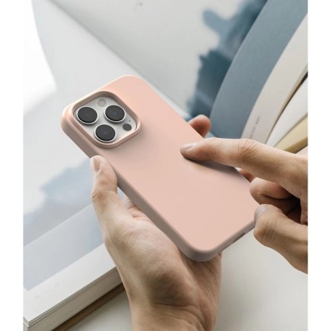 Etui obudowa Ringke Silicone do Apple iPhone 14 Pro Max Pink Sand